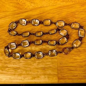 1/20thGF 16.5”-23 Individually Set Diamond Cut Clear Natural Light Radiant Gems